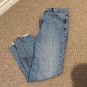 Garage Light Blue Straight Leg Jeans